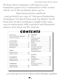 advanced badminton techniques butch oreta